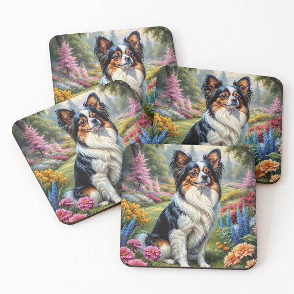 Item preview, Tilda Papillion Dog Portrait Painting designed and sold by Heart and Soul Studio.