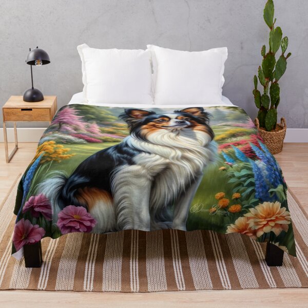 Item preview, Tilda Papillion Dog Portrait Painting designed and sold by Heart and Soul Studio.