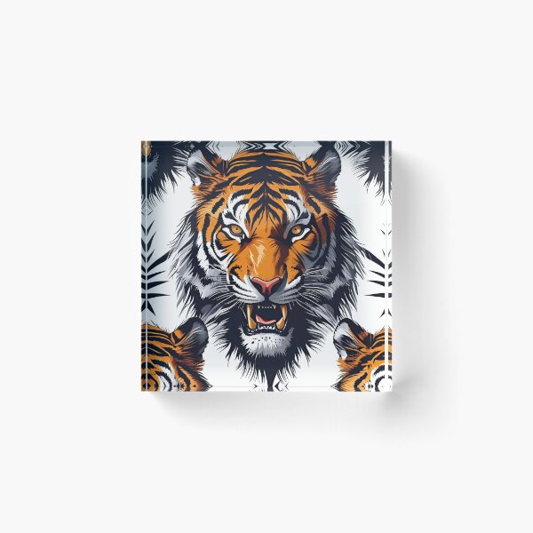 Item preview, Animal Print Pattern (Tiger) designed and sold by PatronesKawai.