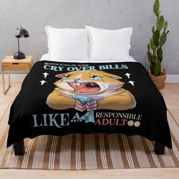 Item preview, Funny Desperate Hamster Cute Drawing designed and sold by FoxnakeChiros.