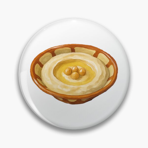 Item preview, Bowl of Lebanese hummus designed and sold by leilazarus.