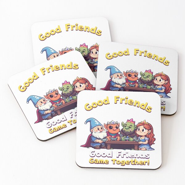 Item preview, Good Friends Game Together – Fantasy Gamer Crew designed and sold by SwedishValhalla.