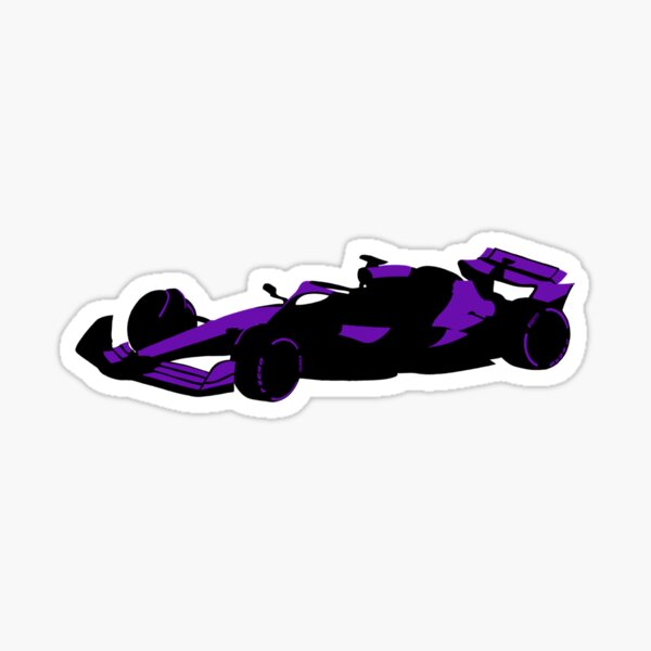 Item preview, Formula 1 Car Silhouette – Purple designed and sold by InkAndRavens.