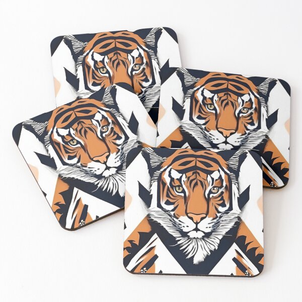 Item preview, Animal Print Pattern (Tiger) designed and sold by PatronesKawai.