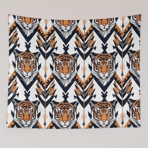 Item preview, Animal Print Pattern (Tiger) designed and sold by PatronesKawai.
