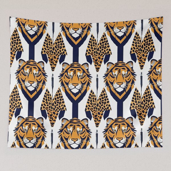 Item preview, Animal Print Pattern (Tiger) designed and sold by PatronesKawai.