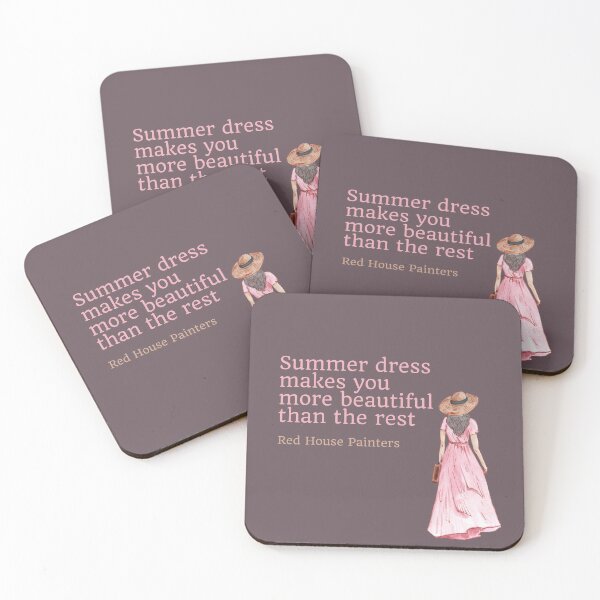 Item preview, Summer dress Red House Painters fan art designed and sold by Etaipal.