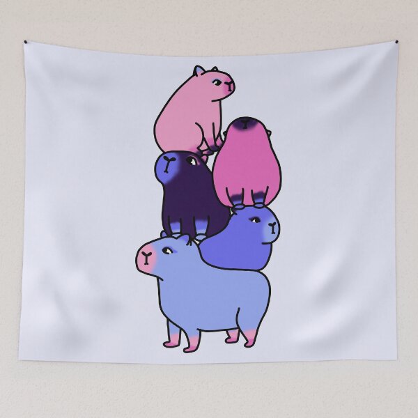 Item preview, Omnisexual Capybara designed and sold by chelsea125.