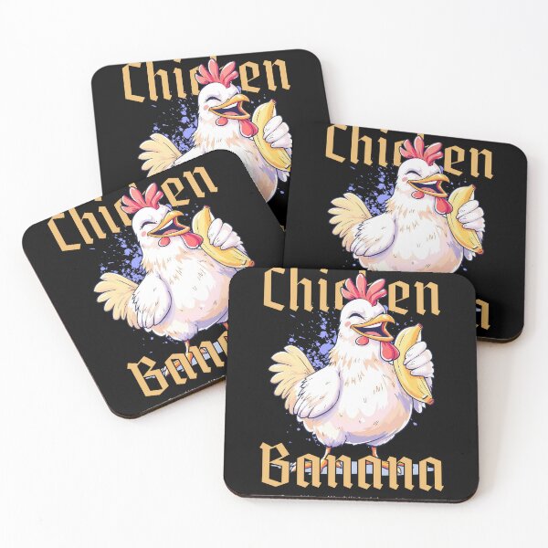 Item preview, Chicken Banana designed and sold by PullixArt.