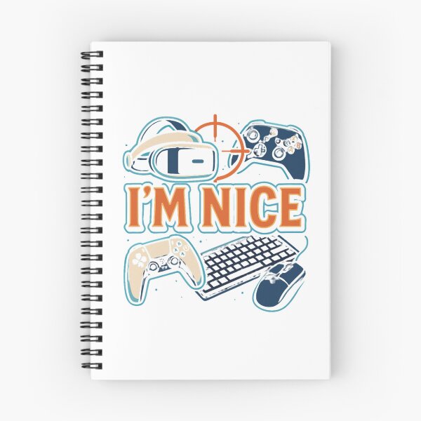 Item preview, "I'M NICE" gaming t-shirt  designed and sold by misterstaley.