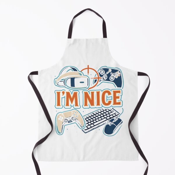 Item preview, "I'M NICE" gaming t-shirt designed and sold by misterstaley.