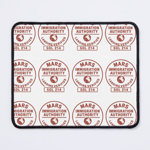 Item preview, Mars Immigration Authority – Space Tourist Passport Stamp designed and sold by ju-jugno.