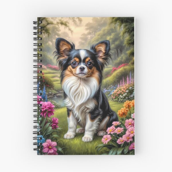Item preview, Evie Papillion Puppy Portrait Painting designed and sold by Heart and Soul Studio.