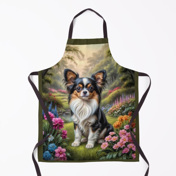 Item preview, Evie Papillion Puppy Portrait Painting designed and sold by Heart and Soul Studio.