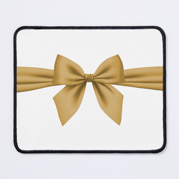 Item preview, Gold Satin Bow on Black Background – Luxury Ribbon Graphic designed and sold by larissa-myrie.