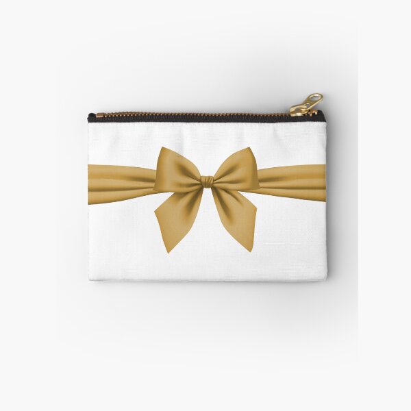 Item preview, Gold Satin Bow on Black Background – Luxury Ribbon Graphic designed and sold by larissa-myrie.