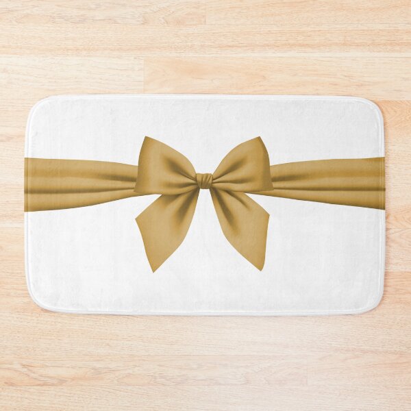 Item preview, Gold Satin Bow on Black Background – Luxury Ribbon Graphic designed and sold by larissa-myrie.