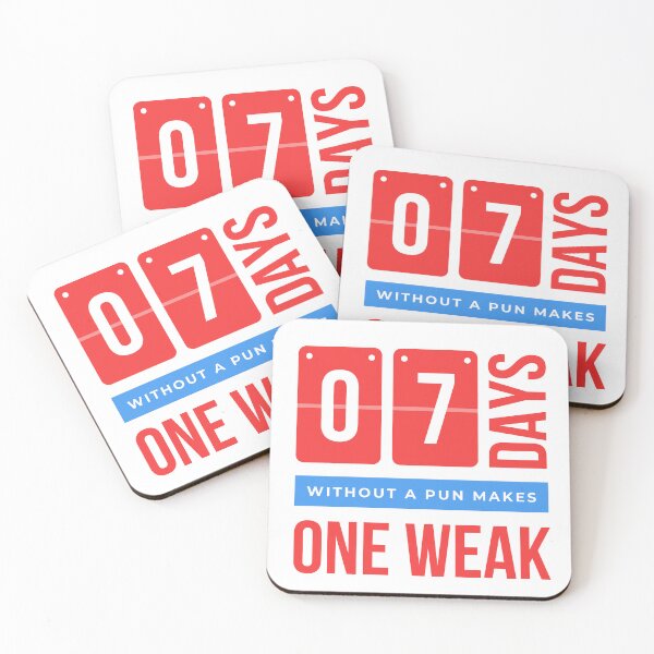 Item preview, 7 days with out a pun makes one week designed and sold by DivideAConquer-.