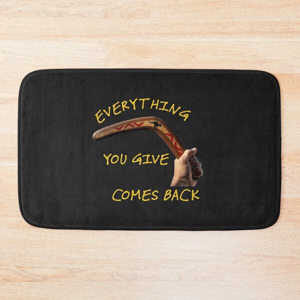 Item preview, Everything you give comes back – Boomerang Karma Quote Design designed and sold by StyleFused.