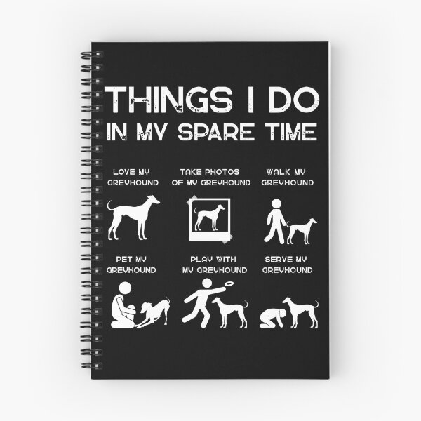 Item preview, Funny Greyhound Design – Things I Do In My Spare Time | Greyhound Dog Lover Gift designed and sold by SummDesignCo.