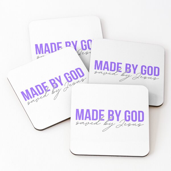 Item preview, Made by God - Saved by Jesus designed and sold by Agit.
