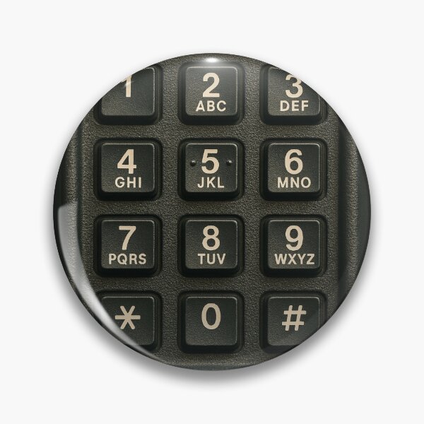Item preview, 80's telephone keypad designed and sold by Conteceres.
