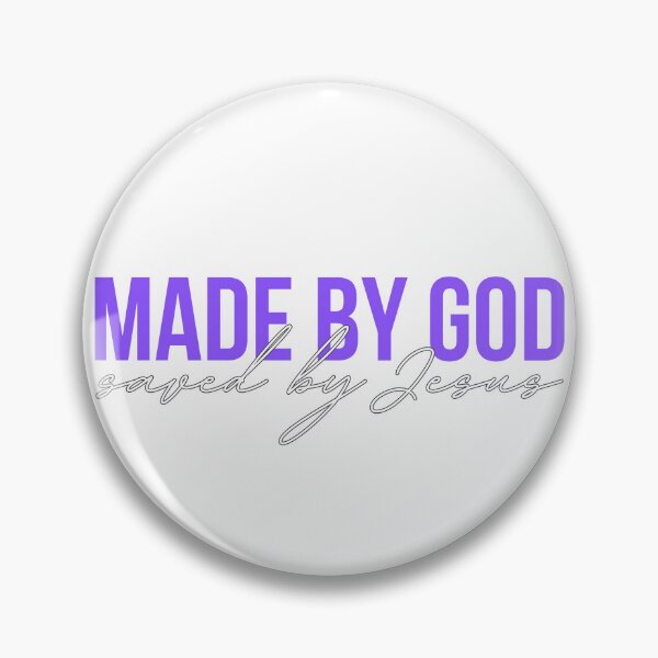 Item preview, Made by God - Saved by Jesus designed and sold by Agit.