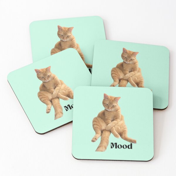Item preview, Moody Cat - Black Font designed and sold by HappyHippo412.