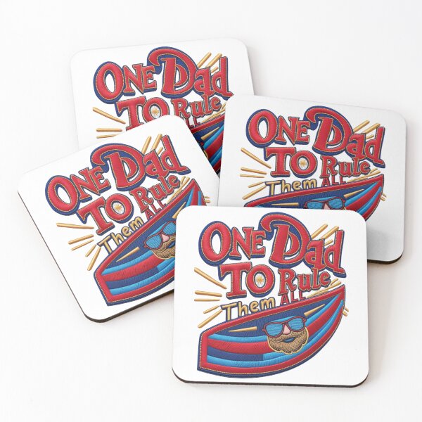 Item preview, One Dad to Rule Them All  Fun Embroidered Design for Father's Day designed and sold by ArtDesignTp.