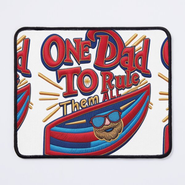 Item preview, One Dad to Rule Them All  Fun Embroidered Design for Father's Day designed and sold by ArtDesignTp.