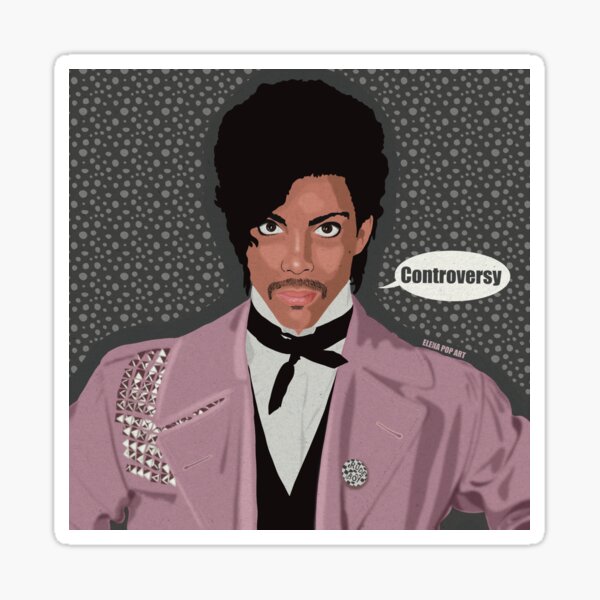 Item preview, Prince portrait | Controversy album | Pop Art style |  designed and sold by ElenaPopArt.