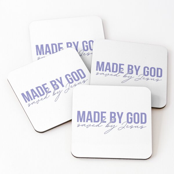 Item preview, Made by God - Saved by Jesus designed and sold by Agit.