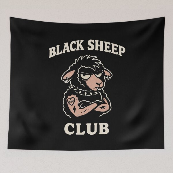 Item preview, Black Sheep Club designed and sold by SoulArtLove.