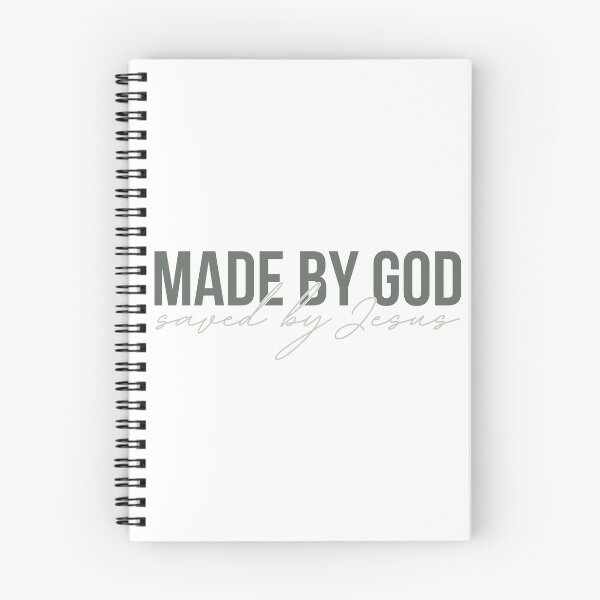 Item preview, Made by God - Saved by Jesus designed and sold by Agit.
