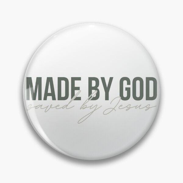 Item preview, Made by God - Saved by Jesus designed and sold by Agit.