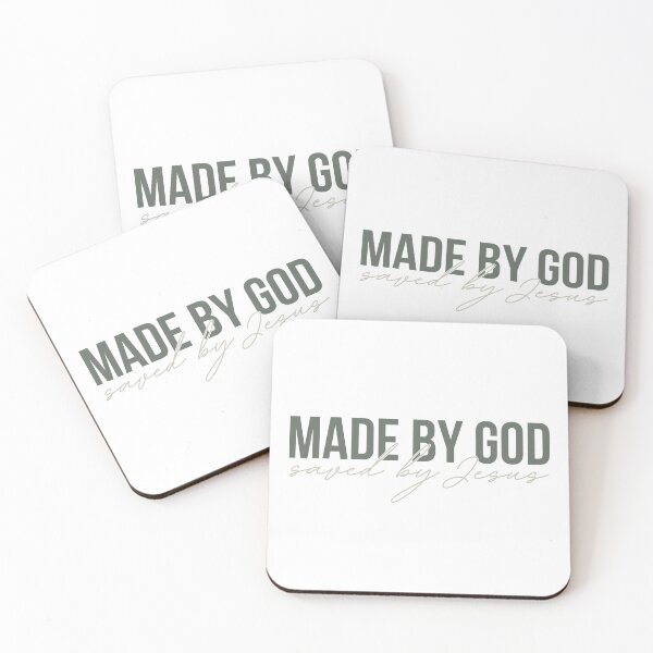 Item preview, Made by God - Saved by Jesus designed and sold by Agit.