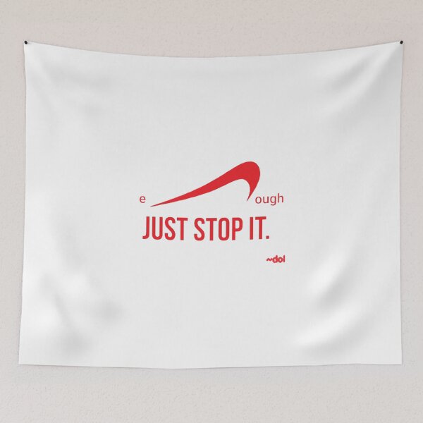 Item preview, enough Just Stop It (R/w) designed and sold by Dorothy Ogda Laxton.