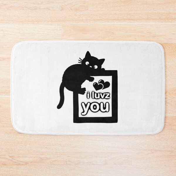 Item preview, Loopy Love Cat – “i luvz you” designed and sold by Neonyx2020.