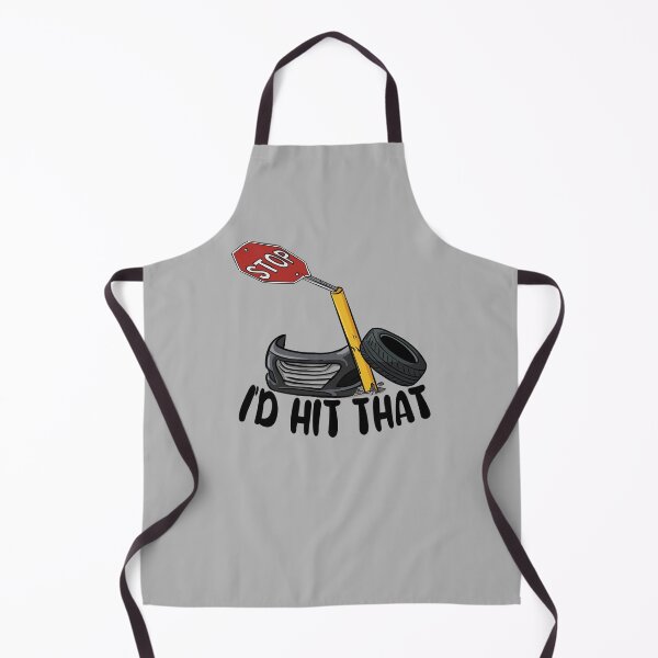 Item preview, I’d Hit That – Bent Stop Sign Local Humor Design designed and sold by Feral-by-Elsie.