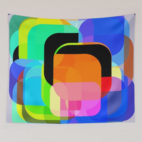 Item preview, Shapes, Geometric, Abstract, Overlapping designed and sold by Tanya Zevallos.