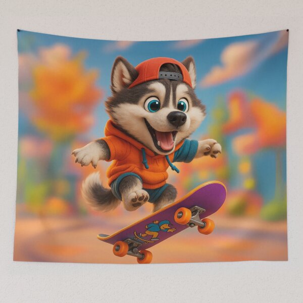 Item preview, Skater Alusky designed and sold by Sillytoe.