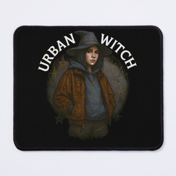 Item preview, Urban Witch Aesthetic - Modern Witchy Girl in Streetwear with Pentagram Art designed and sold by Shoot-The-Moon.