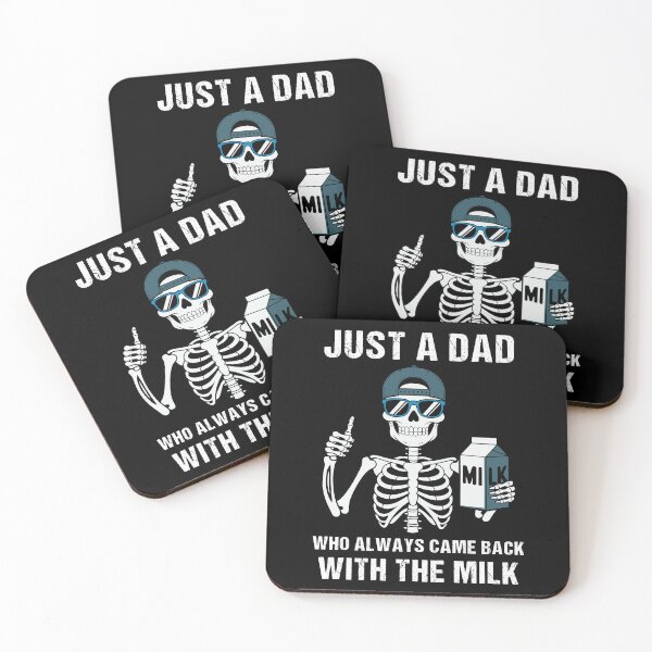 Item preview, Just A Dad Who Always Came Back With The Milk designed and sold by CosmoShirts.