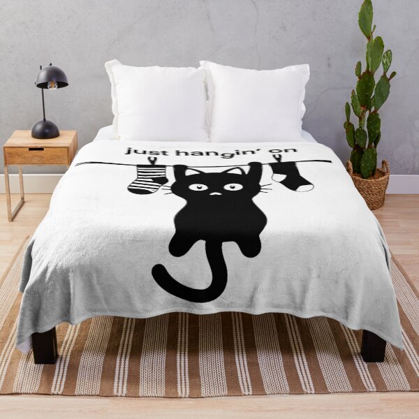 Item preview, Hang in There Cat – “just hangin’ on” designed and sold by Neonyx2020.