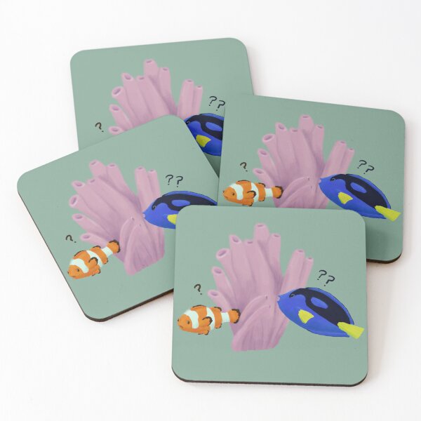 Item preview, A Clownfish Getting Lost & A Blue Tang Forgetting designed and sold by Pudding Imagines.
