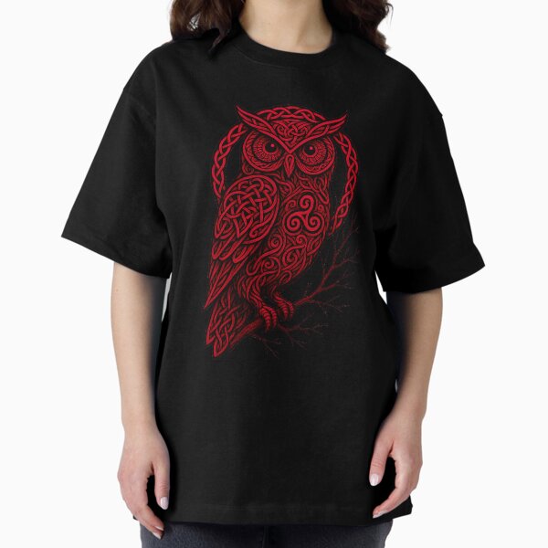 Item preview, Celtic Tribal Owl Linework designed and sold by Designbyhy.