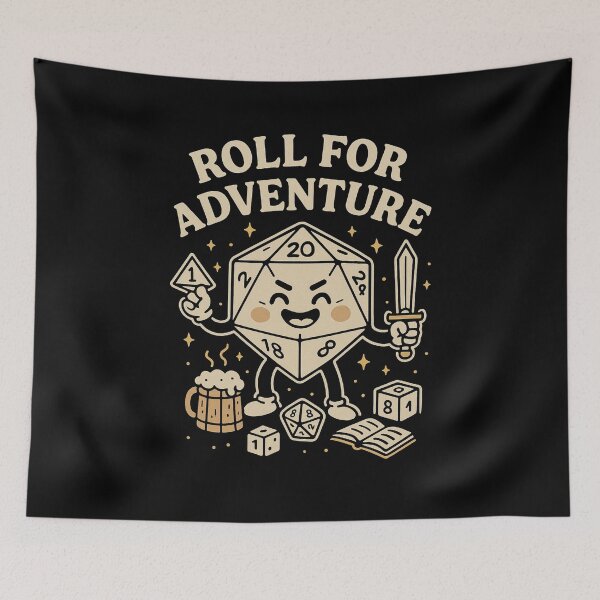 Item preview, Roll For Adventure designed and sold by SoulArtLove.