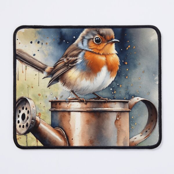 Item preview, Robin & His Watering Can designed and sold by NoraRoseArts.