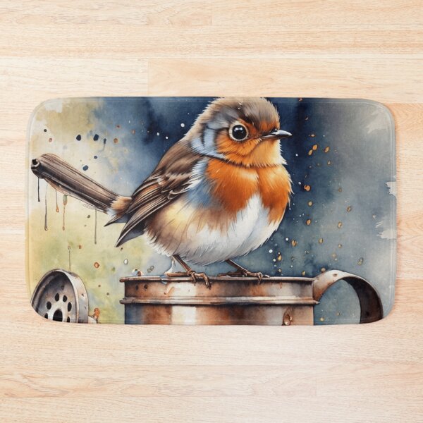 Item preview, Robin & His Watering Can designed and sold by NoraRoseArts.