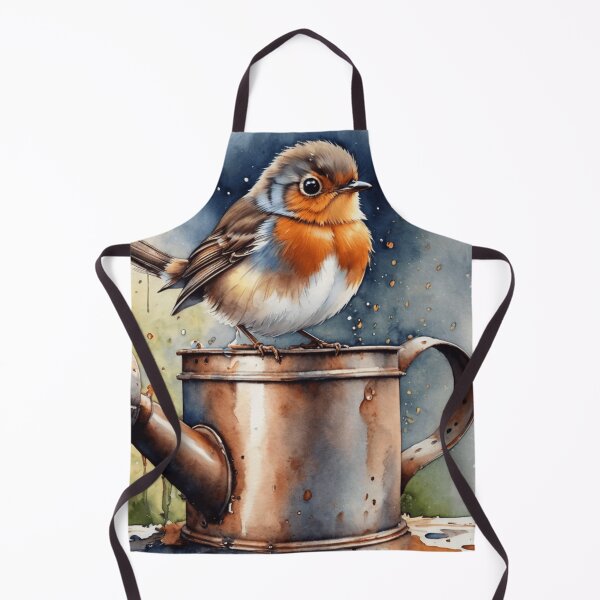 Item preview, Robin & His Watering Can designed and sold by NoraRoseArts.